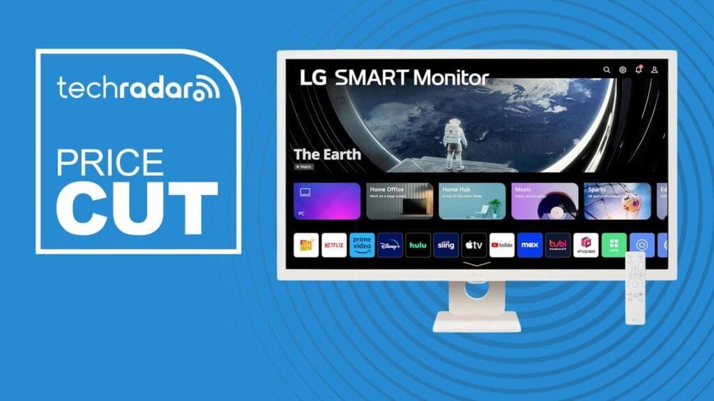 This stunning 32-inch LG monitor is under £130 for Amazon Big Deals Day – and comes with a remote control, plenty of ports, an IPS display, and even its own OS to handle productivity tasks