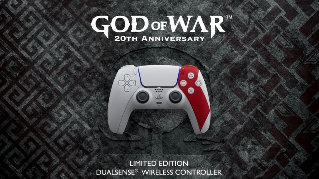 God of War 20th Anniversary controller pre-orders live: one UK retailer has stock already, plus key info, and live build-up to stock of the new DualSense dropping