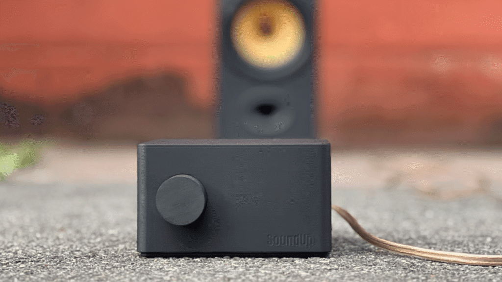 This battery-powered amp that turns any analog speaker into a portable Bluetooth speaker is bonkers, but I love it