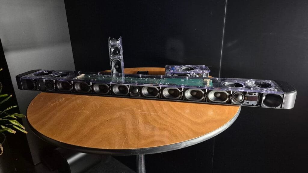 I tried JBL’s new Dolby Atmos soundbar, and it impressed me with its almighty power and detachable wireless speakers