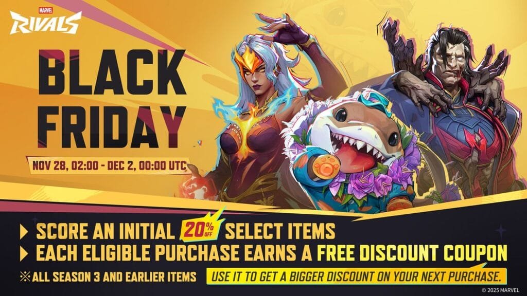 Marvel Rivals is having a Black Friday Blowout to celebrate the game’s first anniversary – here’s how it works